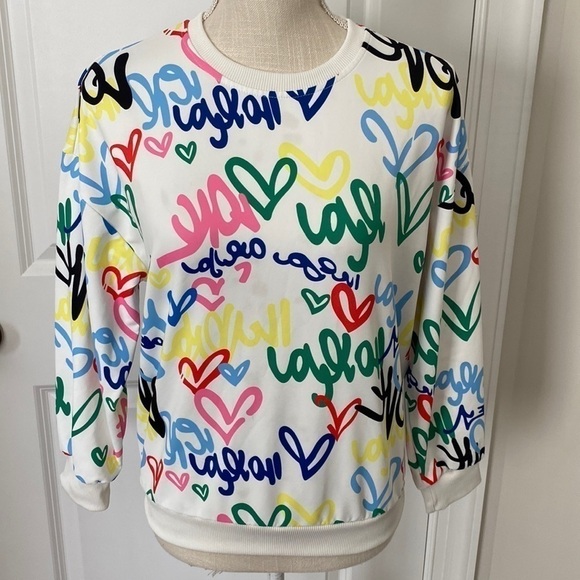 Shein 3/4 sleeve top 160 size medium? - Picture 1 of 8